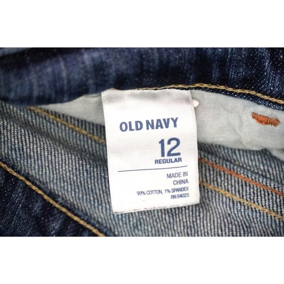Old Navy Sweetheart Jeans Womens Size 12 Reg Tapered Leg - Picture 6 of 10